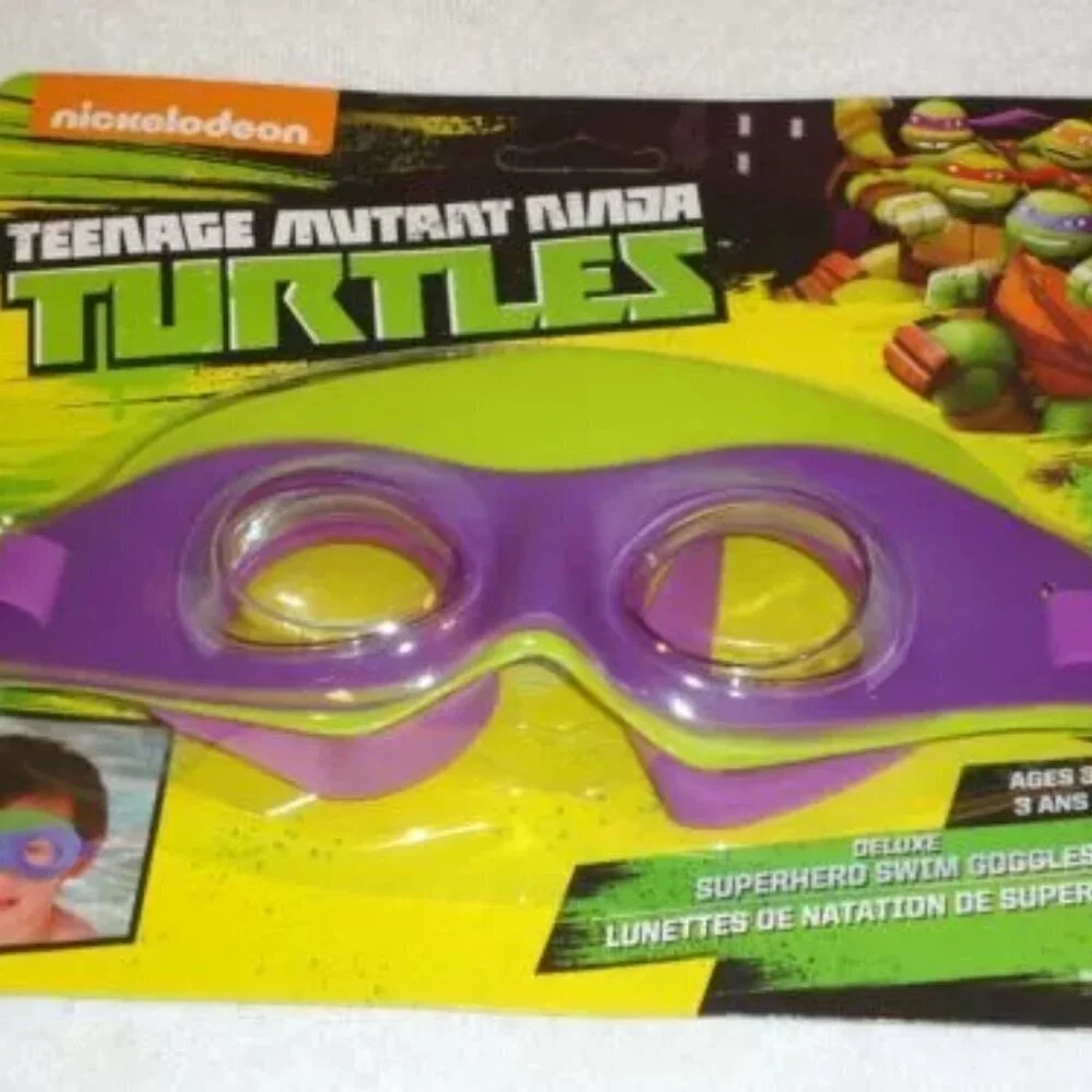 NEW Teenage Mutant Ninja Turtle Deluxe SuperHero Swimming Goggles - Donatello